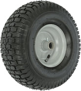 Agri-Fab 42159 wheel front profile showing tread and gray finish for reliable traction