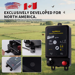 AgriOtter mounted on fence post demonstrating secure outdoor placement and protection
