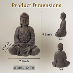 Aifeorzo Buddha close-up texture highlighting stone-like resin and lasting appearance