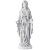 Aifeorzo front view of Virgin Mary statue offering a calming outdoor focal