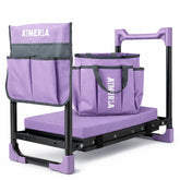 Aimerla K7 front view folded open showing sturdy frame and seat benefit stability