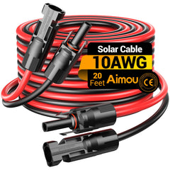 Aimou front connector close-up showing secure plug and quick installation benefit