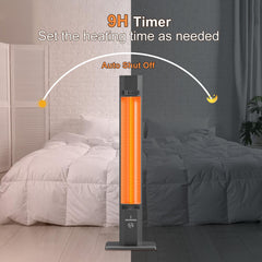 AIRTHRYL remote control in hand for convenient hands-free adjustments