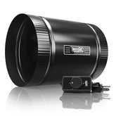AITECAC front view of 6-inch inline fan showing compact design and high airflow benefit