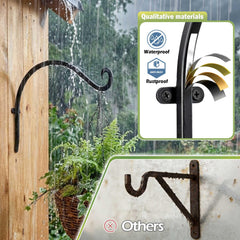 AJART close-up forged iron texture highlighting durable rustproof powder coat