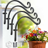 AJART front view of four heavy-duty 12 inch brackets showing sturdy build and finish