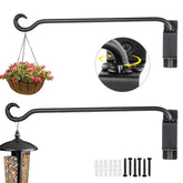AJART front view bracket showing sturdy mount and clear 16-inch reach benefit