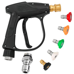 Ajimy front gun assembly showing compact design and durable finish for easier handling