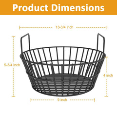 AJinTeby top view highlighting 13.75-inch diameter and fit benefit easy compatibility