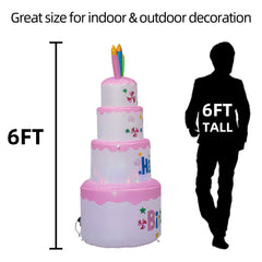 AJY inflatable in yard display creating festive outdoor atmosphere