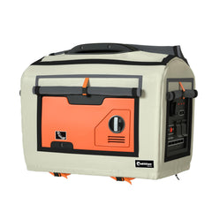 akkkan front view on generator showing full coverage and weather protection