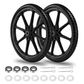 aledaras front view 20-inch wheel showing sturdy rim and tread for reliable replacement