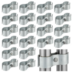Alffun front view of 20-piece kennel clamps pack showing contents and capacity