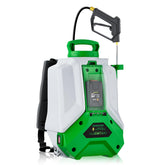 ALIENTABI front view of backpack sprayer showing tank and straps benefit mobility