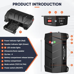 Alikguu side profile with zip-tie mount for tool-free secure installation