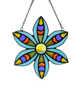 Alivagar blue flower front view showing vibrant color and floral design benefit