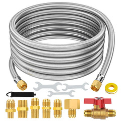 Alloxity front packaging showing 20ft hose kit and quick compatibility benefit