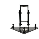 ALLSAFE front view of drill guide showing stable base and alignment benefit