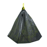 Allsop Clean-Up Canvas front view showing full tarp and benefits