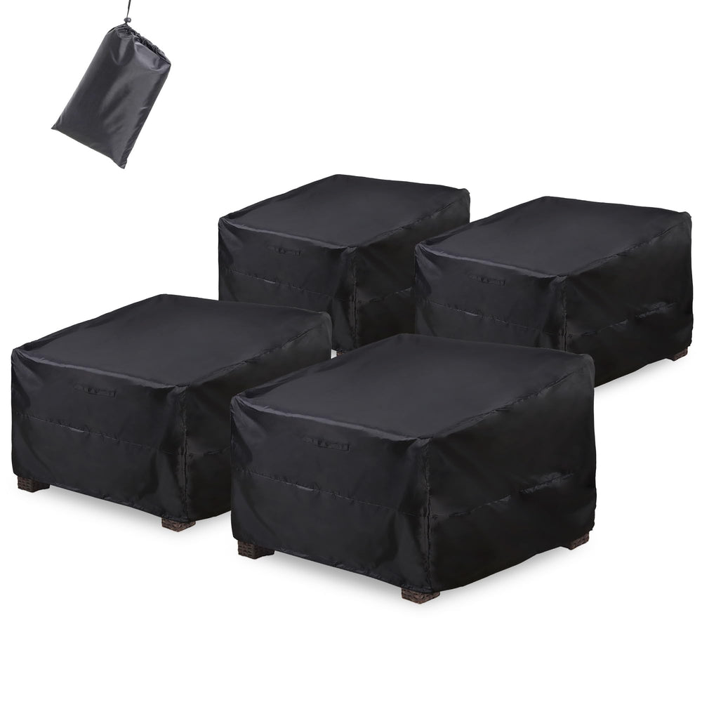 ALSTER front view of cover protecting patio chair, durable weather protection