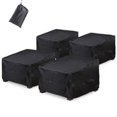 ALSTER front view of cover protecting patio chair, durable weather protection