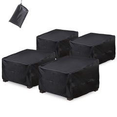 ALSTER front view of cover protecting patio chair, durable weather protection