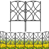 AMAGABELI GARDEN & HOME front view assembled fence showing clean border benefit