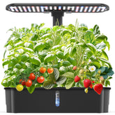 Ambgrow front view showing lush herbs and compact design benefit fresh produce