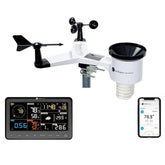 Ambient Weather WS-2902 indoor display showing clear local weather data and quick reference
