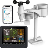 Ambient Weather WS-7078 color console front view showing readable data and benefits