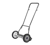 American Lawn Mower Company front view showing compact 18-inch mower for easy storage