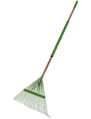 AMES front view of 22-tine rake showing full head for broad coverage