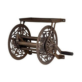 AMES front view showing decorative reel and full hose capacity benefit