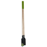 AMES post hole digger front view showing tempered steel blades and cushion grip for efficient digging