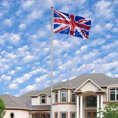 Amgate halyard installed on flagpole demonstrating tamper-resistant, secure flag operation