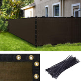 Amgo brown screen front view showing full length and coverage benefit