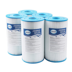 AmiBron spa filter front view showing clean pleats and ready-to-install benefit