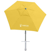 AMMSUN umbrella front view showing full 8ft canopy and roomy shade