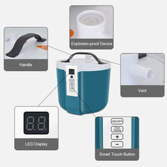 amocane remote control and display, convenient hands-free steam adjustments