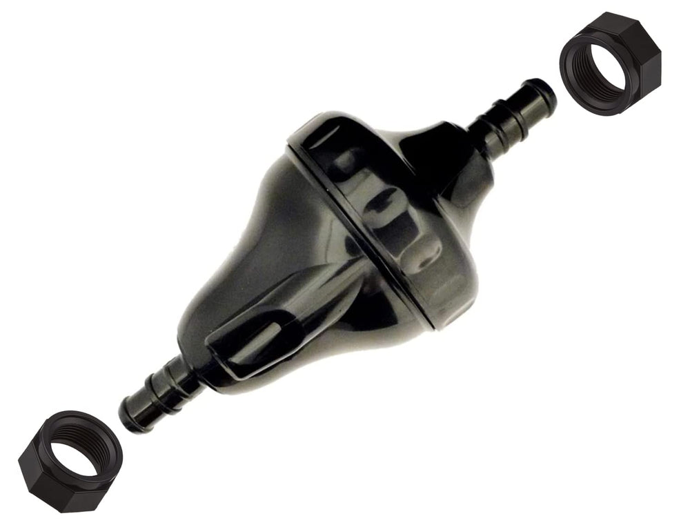 Amptyhub backup valve kit front view showing mounting points and fit benefit
