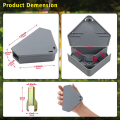 Anblak open station with bait inside demonstrating easy refill and inspection benefit
