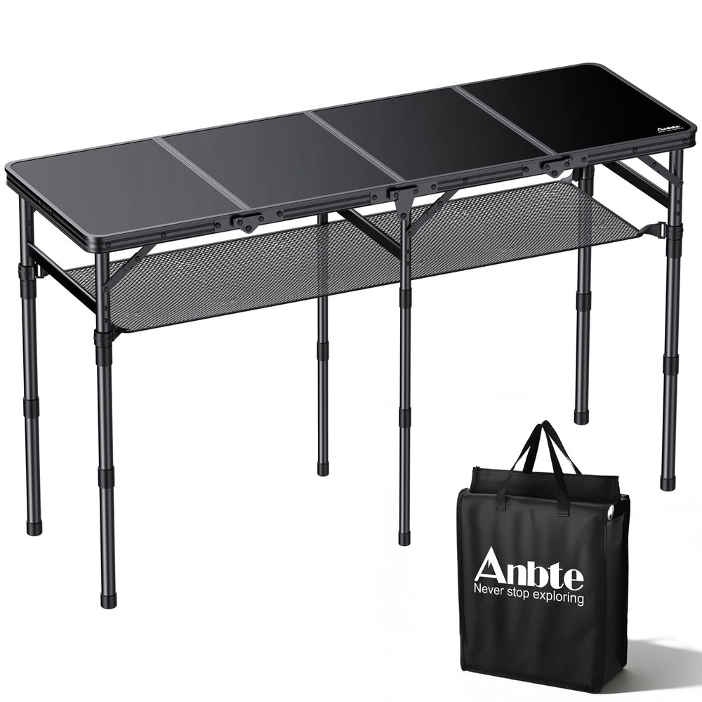 Anbte front view folded briefcase for compact transport and easy storage