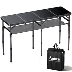Anbte front view folded briefcase for compact transport and easy storage