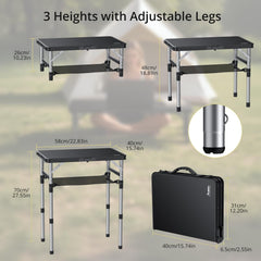 Anbte waterproof tabletop close-up showing easy-to-clean surface benefit