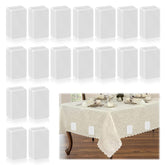 ANGAR front packaging showing 36 magnetic curtain weights and white finish benefit organization