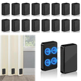 ANGAR front view of 32pcs black curtain weights showing full set and packaging benefit