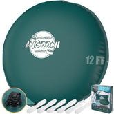 Angooni front packaging of 12ft pool pillow showing product and benefit
