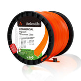 Anleolife front spool showing product and orange square line for heavy cutting