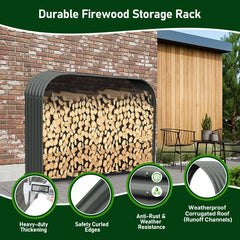 ANLEOLIFE open sides view showing airflow and faster wood seasoning