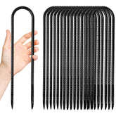 Anothera 16-pack front view showing packaged steel rebar stakes and quantity benefit